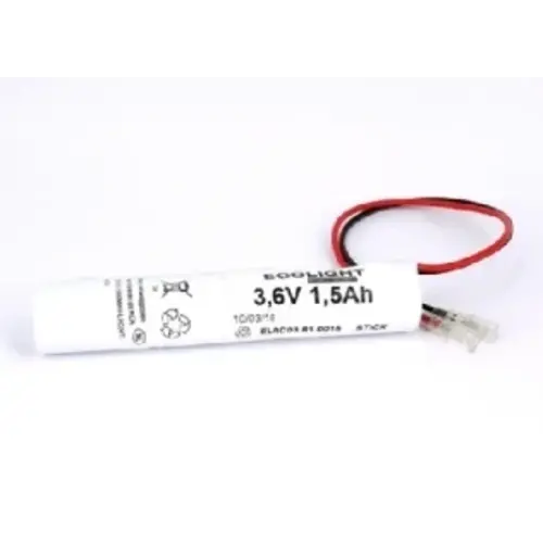 Ecolight ELAC03.61.0015 accu 3.6v 1.5ah stick sc 1uur