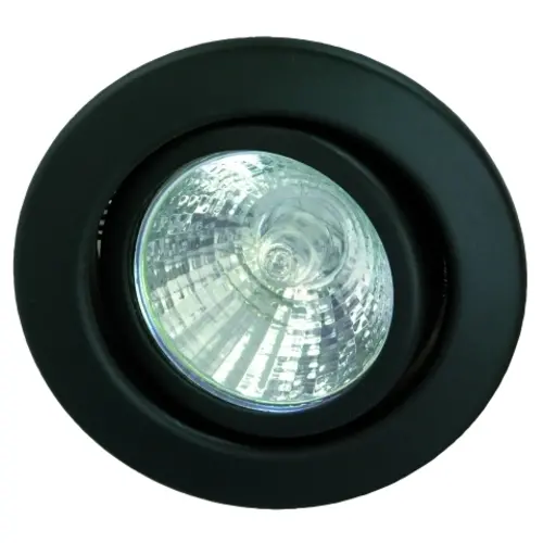 Rutec R55112 spot inb kant gu10 50w zwart