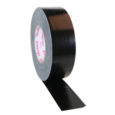 Cellpack DUCT TAPE 50MMX50ZW duct tape 50 mm x 50 meter zwart