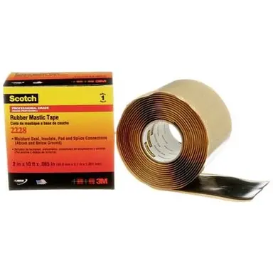 3M TAPE2228 mastiektape 50 mm x 3 meter zwart