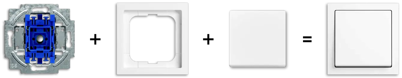 De samenstelling van Busch-Jaeger schakelmateriaal