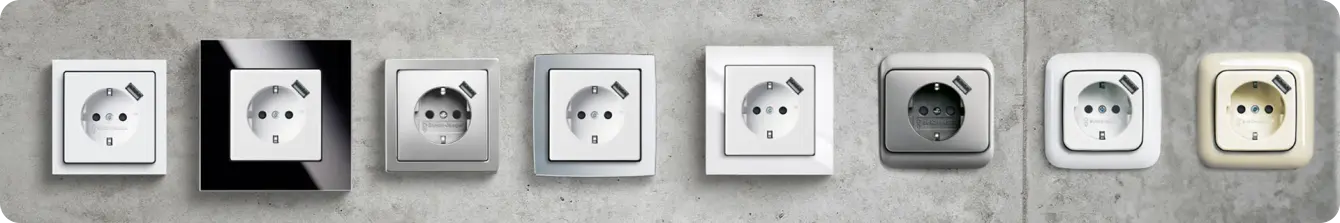 Busch-Jaeger schakelmateriaal diverse designs