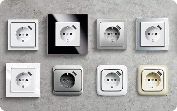 Busch-Jaeger schakelmateriaal diverse designs