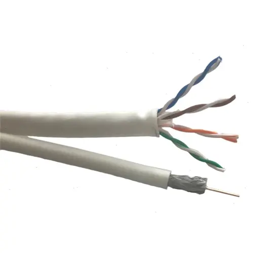 Technetix CAT6/C18-100M COAX+CAT6 UTP combikabel 100 meter wit