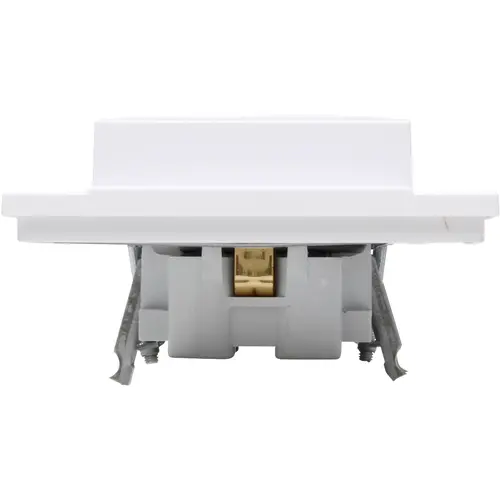 Kopp 940232004 wandcontactdoos 2-voudig randaarde Safety+ voor enkele inbouwdoos HK07 Athenis arctic wit mat