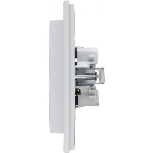 Kopp 940234006 wandcontactdoos 2-voudig randaarde Safety+ voor enkele inbouwdoos HK07 Athenis grijs mat