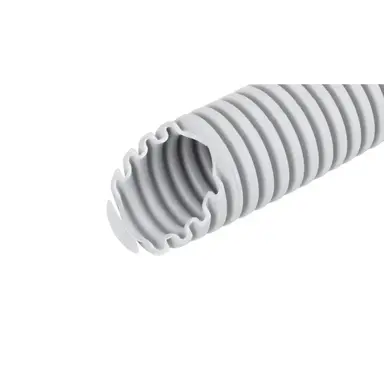 Frankische FFKU-EM-F-LS0H 19 flexibele buis hittebestendig 19 mm 5/8 PVC lichtgrijs 50 meter