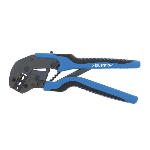 Bluegrip SKT-0560-GKS-H40 krimptang geïsoleerde kabelschoenen 0,5-6,0 mm² ovaalpersing gehoekt