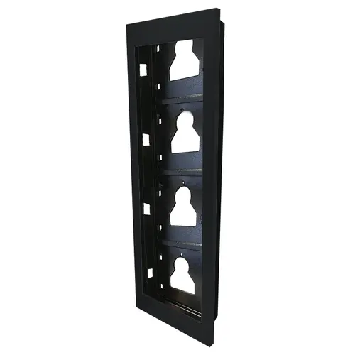Comelit UT9164B ULTRA inbouw frame 4 modulen zwart