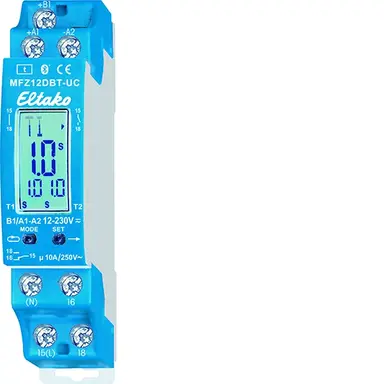 Eltako MFZ12DBT-UC multifunctioneel tijdrelais 18 functies 1 CO 10A/250V met Bluetooth