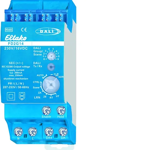Eltako FD2G14 busgateway DALI-2 RS485 12V DC DIN-rail IP20