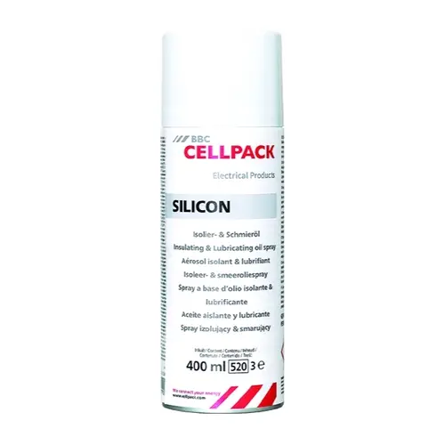 Cellpack 124032 Spray 400 ml type SILICON Isoleer- en smeerolie/VP3 3 stuk