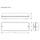Ecolight EHL-250M-MH Europrisma opbouw noodverlichtingsarmatuur LED 2,4W 5700K 250lm IP65