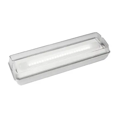 Ecolight EHAL-250M-MH Europrisma opbouw noodverlichtingsarmatuur met zelftest LED 2,4W 5700K 250lm IP65