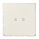 JUNG 561 NB centraalplaat blinddeksel geschroefd incl. draagframe CD500 creme