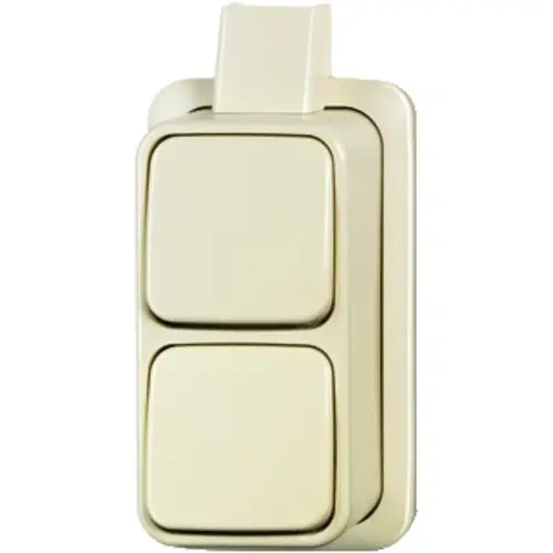 Busch-Jaeger 2601/6/2601/6 APJ wissel/wisselschakelaar K/P-25 opbouw AP plus creme