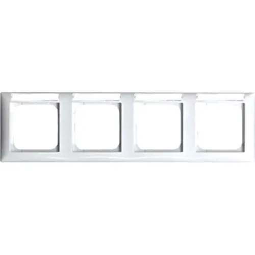Busch-Jaeger 1734 NS-914 afdekraam horizontaal met tekstkader 4-voudig Balance SI
