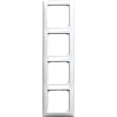 Busch-Jaeger 1724 NS-914 afdekraam verticaal met tekstkader 4-voudig Balance SI