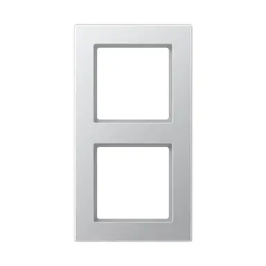 JUNG AC 582 AL afdekraam 2-voudig A Creation aluminium