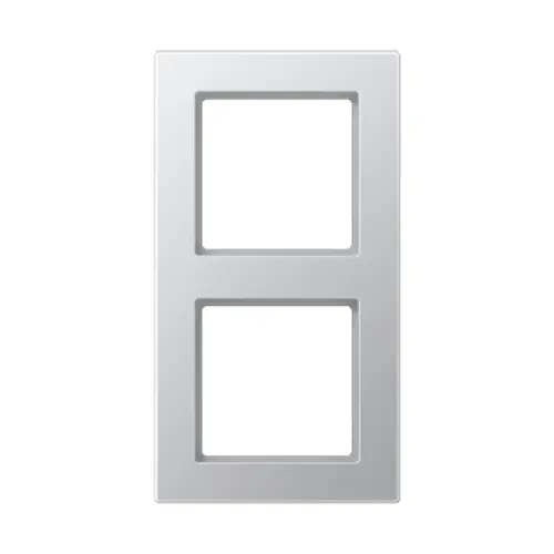 JUNG AC 582 AL afdekraam 2-voudig A Creation aluminium