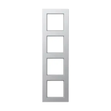 JUNG AC 584 AL afdekraam 4-voudig A Creation aluminium