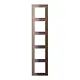 JUNG AC 585 GL MO afdekraam 5-voudig A Creation mokka glas