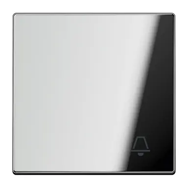 JUNG GCR 2990 K schakelwip met belsymbool LS990 glanzend chroom