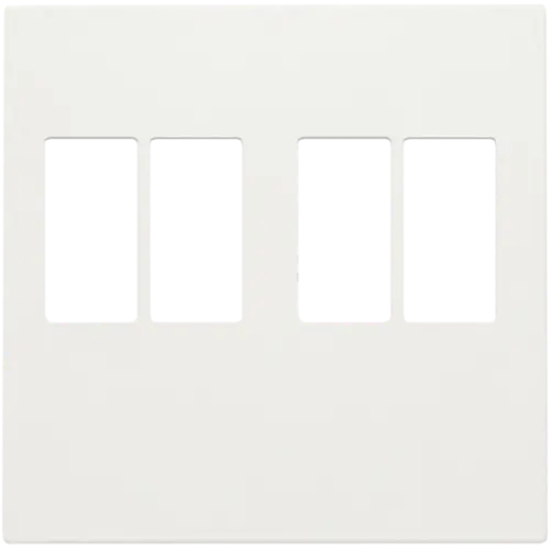 Niko 101-69701 centraalplaat 2-voudig voor stereo luidspreker aansluitdoos white