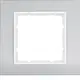Berker 10113904 afdekraam 1-voudig B3 aluminium/wit mat