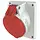 Mennekes CEE 1473 Wcd CEE 16A 5p Rood 6h