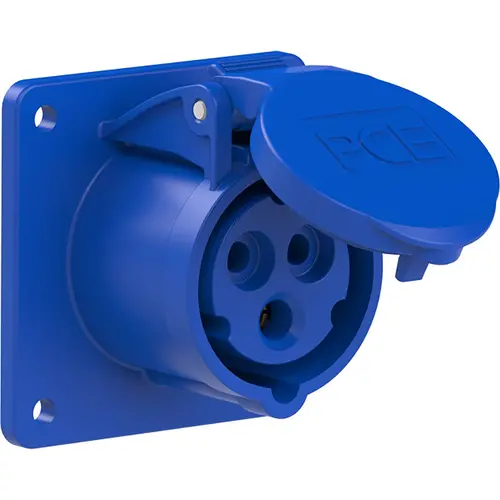 PCE 313-6F7V Wcd CEE 16A 3p Blauw 6h