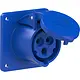 PCE 313-6F7V Wcd CEE 16A 3p Blauw 6h