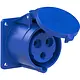 PCE 323-6F7V Wcd CEE 32A 3p Blauw 6h