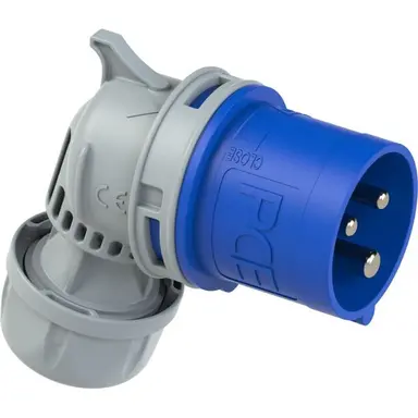 PCE 8013-6TTV CEE-contactstop 16A 3p Blauw 6