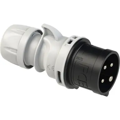 PCE 024-7V CEE-contactstop 32A 4p Zwart 7
