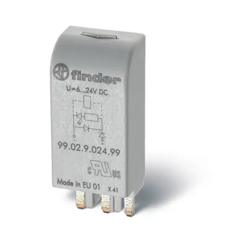 Finder 99.02.0.230.98 indicatiemoduul groen varistor