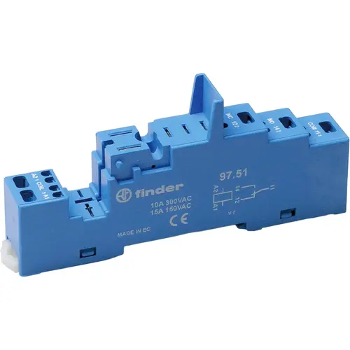 Finder 97.51 relaisvoet 5-pins din-rail 250