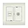 Technetix CL50-COMBI-S Universele RJ45 UTP / COAX Combinatie Wandcontactdoos