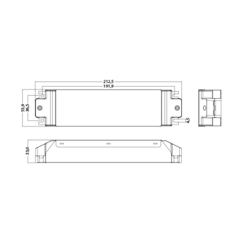 Prolumia 46190002 LED driver CV 24 V DC 75W Triac dimbaar