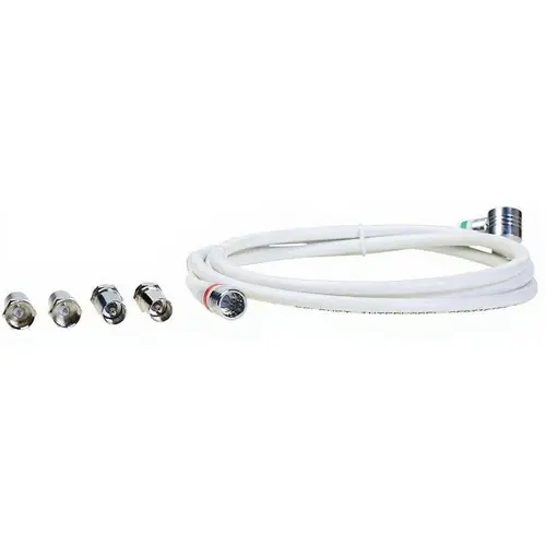 Technetix AANSLUITSET ZIGGO Coax universele aansluitset voor signaalversterker 4x male connector 1x kabel Female - Male 1,5 Meter