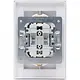 Kopp 929513005 wandcontactdoos 2-voudig randaarde voor enkele inbouwdoos HK07 Athenis arctic wit glans