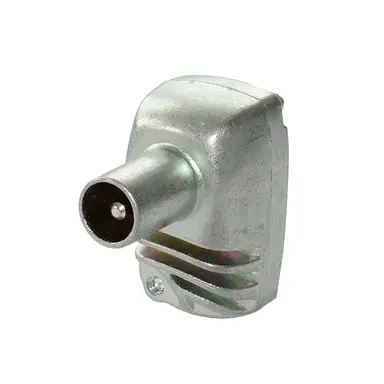 Technetix CSI-IECM-RA+ iec male haakse connector 90 graden class a+