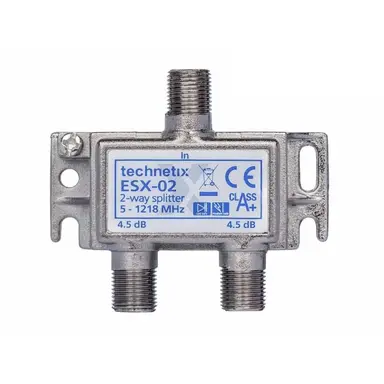 Technetix ESX-02 aftakelement 2-voudig F-connector splitter