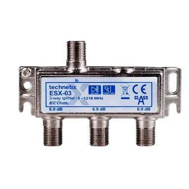 Technetix ESX-03 aftakelement 3-voudig F-connector splitter