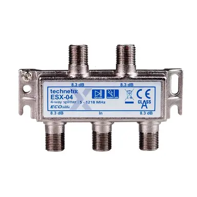 Technetix ESX-04 aftakelement 4-voudig F-connector splitter