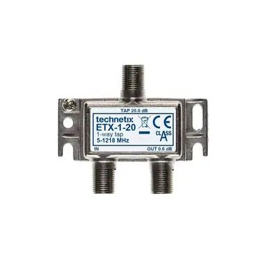 Technetix ETX-1-20 aftakelement 1-voudig 20db 1.2ghz
