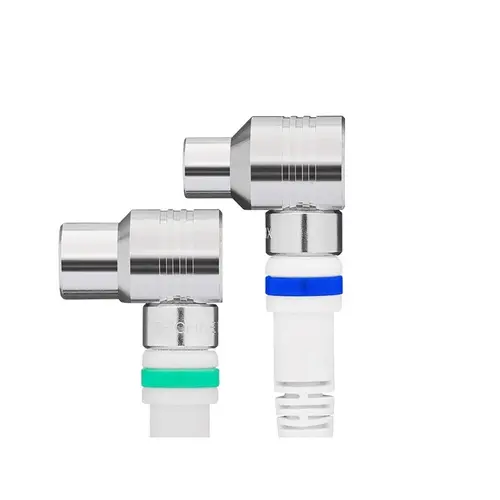 Technetix RLA++21-1.5RT aansluitsnoer coaxkabel IEC-connector male - female 1,5 meter wit