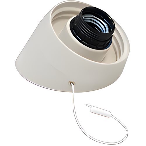 Corodex 2230747PW schroefrand 60W E27 schuin met trekschakelaar polarwit