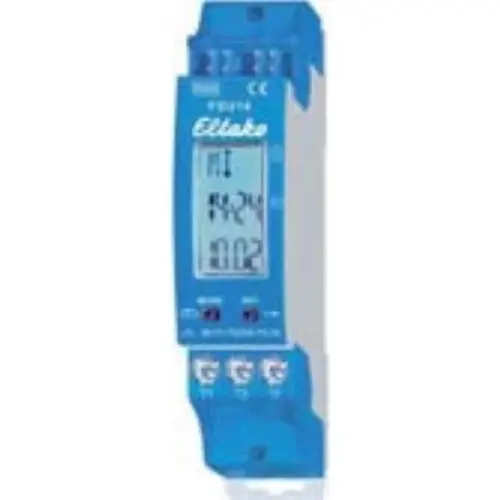 Eltako FSU14 schakelklok DIN-rail 8-kanaals display astrofunctie