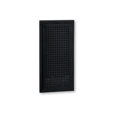 Atea AB186NL traditionele buitenpost zwart voor inbouw geen beldrukker